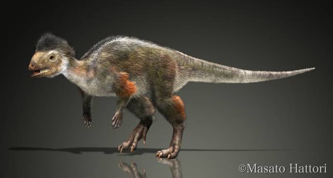 травоядный пернатый динозавр