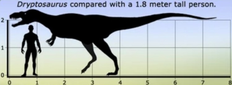 Дриптозавр размер