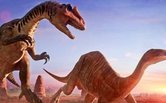 BBC Планета динозавров: Борьба за жизнь (4 серия)